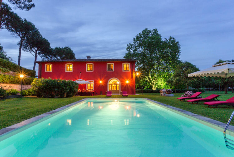 CASA FELICE Pool by Night